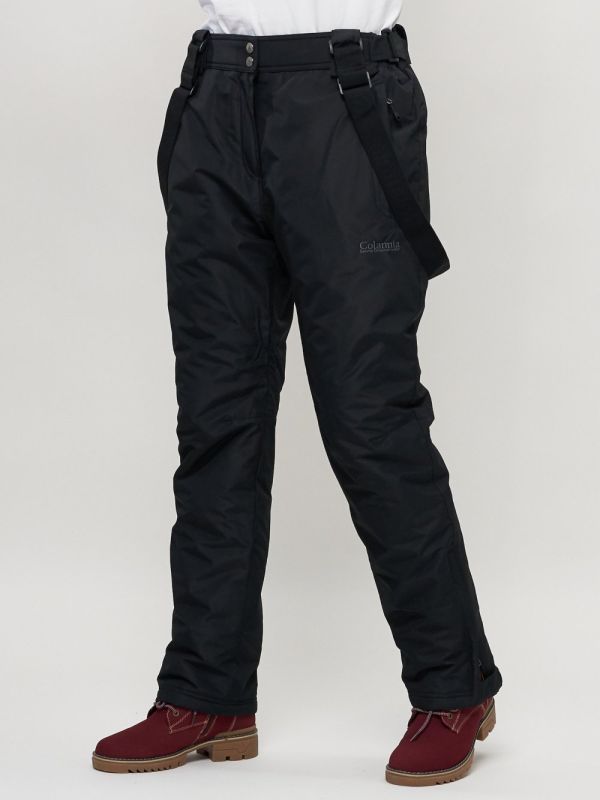 Bib pants ski pants for women big size black 66413Ch