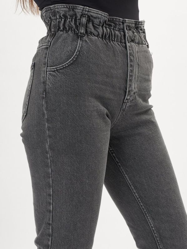 Dark Gray Skinny High Rise Jeans 990TC